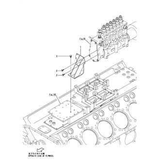 FIG 122. SUPPORT(GOVERNOR CASE)(HYDRAULIC GOVERNOR SPEC.)