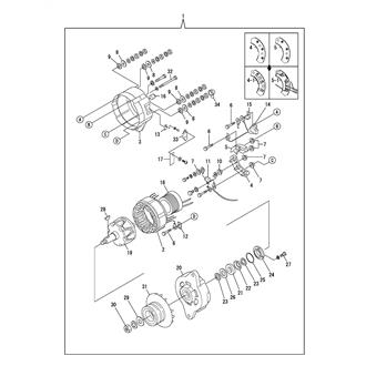 FIG 138. GENERATOR(INNER PARTS)(1KW SPEC.)