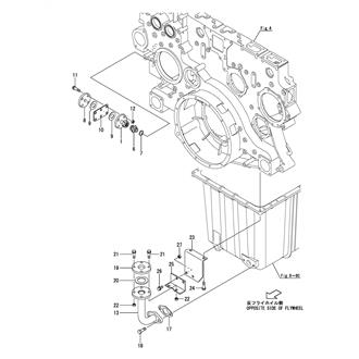 FIG 164. (61A)LUB. OIL PIPE(SEMI-DRY SUMP SPEC.)