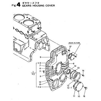 FIG 4. GEARS HOUSING COVER