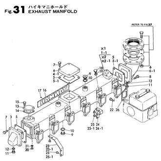 FIG 31. EXHAUST MANIFOLD