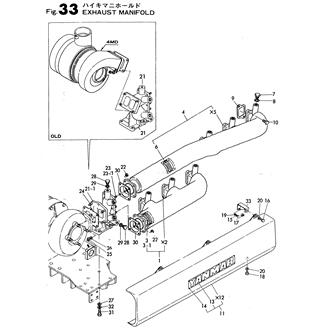 FIG 33. EXHAUST MANIFOLD