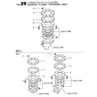FIG 39. EXHAUST FLANGE.EXPANSION JOINT