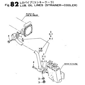 FIG 82. LUB.OIL PIPE(STRAINER-COOLER)