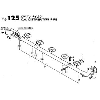 FIG 125. C.W.DISTRIBUTING PIPE
