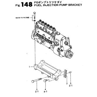 FIG 148. FUEL INJECTION PUMP BRACKET