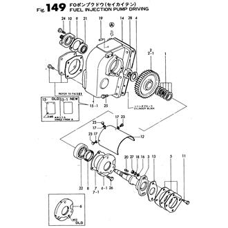 FIG 149. FUEL INJECTION PUMP DRIVING