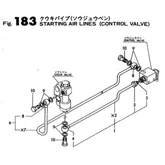 FIG 183. STARTING AIR PIPE(CONTROL V.)