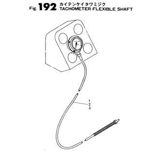 FIG 192. TACHOMETER FLEXIBLE SHAFT