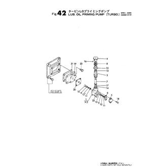 FIG 42. LUB. OIL PRIMING PUMP (TURBO.)