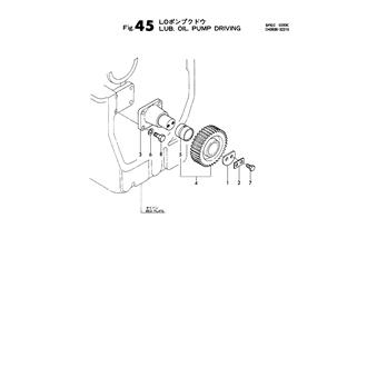 FIG 45. LUB. OIL PUMP DRIVING