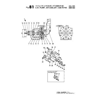 FIG 81. C.W.PUMP,AIR COOLER(1500R.P.M.)