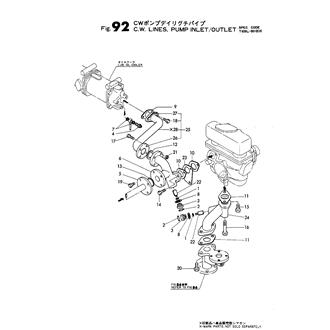 FIG 92. C.W.LINES,PUMP INLET/OUTLET