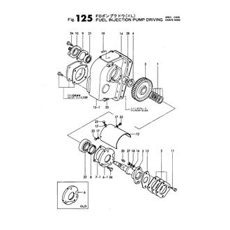 FIG 125. FUEL INJECTION PUMP DRIVING
