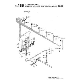 FIG 155. STARTING AIR LINES(DISTRIBUT.)