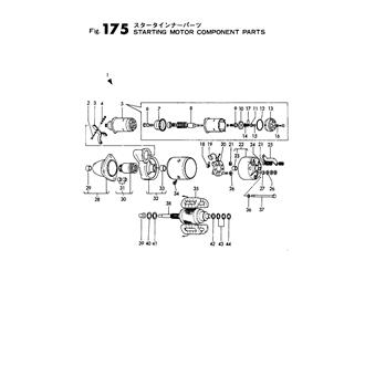 FIG 175. STARTER COMPONENT PARTS