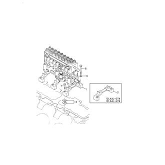 FIG 96. FUEL INJECTION PUMP BRACKET