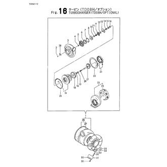 FIG 16. TURBOCHARGER(TD08H/OPTIONAL)