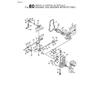 FIG 60. GOVETNOR CASE(GOVERNOR MOTOR/OPTIONAL)