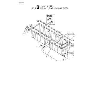 FIG 3. LUB. OIL SUMP(SHALLOW TYPE)