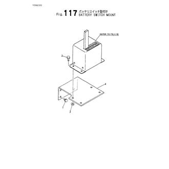 FIG 117. BATTERY SWITCH MOUNT