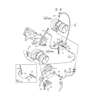 FIG 29. LUB.OIL PIPE(LUB.OIL COOLER-TURBOCHARGER)