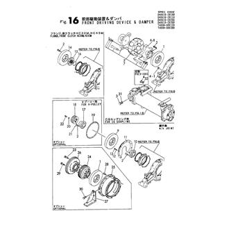 FIG 16. FRONT DRIVING DEVICE & DAMPER