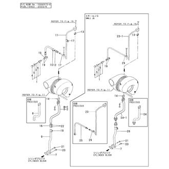 FIG 28. LUB. OIL PIPE(TURBOCHARGER)