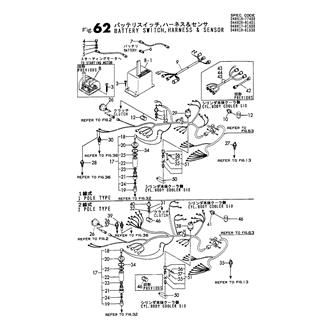 FIG 62. BATTERY SWITCH,HARNESS&SENSOR