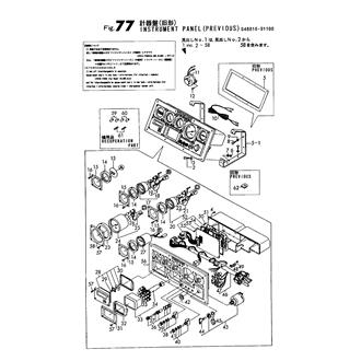 FIG 77. INSTRUMENT PANEL(PREVIOUS)