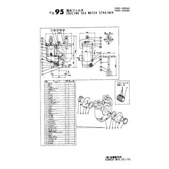 FIG 95. SEA WATER STRAINER