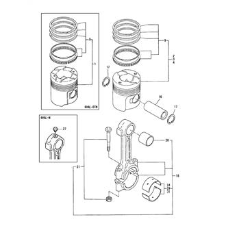 FIG 21. PISTON & CONNECTING ROD