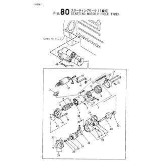 FIG 80. STARTING MOTOR(1-POLE TYPE)