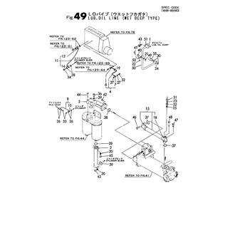 FIG 49. LUB. OIL LINE(WET DEEP TYPE)