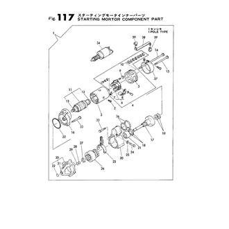 FIG 117. STARTING MOTOR COMPONENT PART