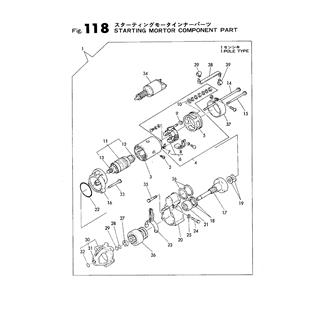 FIG 118. STARTING MOTOR COMPONENT PART