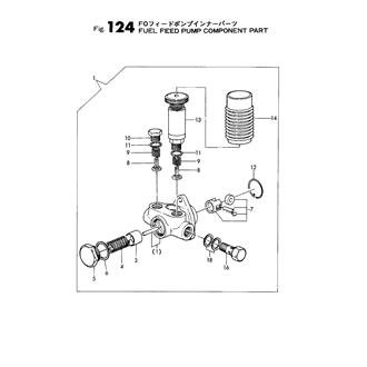 FIG 124. FUEL FEED PUMP COMPONENT PART