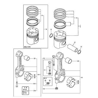 FIG 21. PISTON & CONNECTING ROD