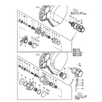 FIG 28. COOLING SEA WATER PUMP(JABSCO TYPE)