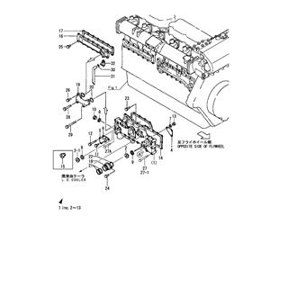 FIG 34. COOLING FRESH WATER PIPE(PUMP TO CYLINDER)