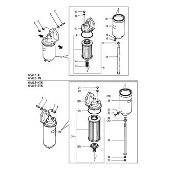 FIG 46. FUEL STRAINER(WITHOUT SELECTOR COCK)