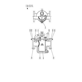 FIG 74. (39J)COOLING SEA WATER STRAINER(SINGLE TYPE)