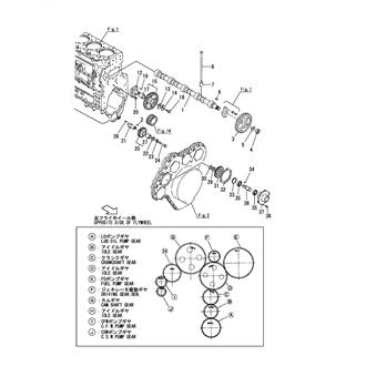 FIG 12. CAMSHAFT & IDLE GEAR