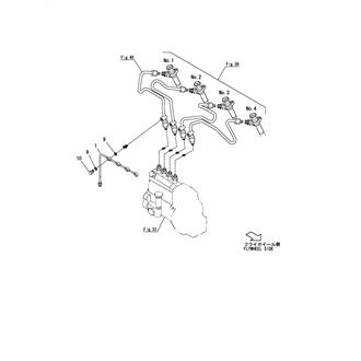 FIG 69. (42A)FUEL RETURN PIPE(DOUBLE INJECTION PIPE)