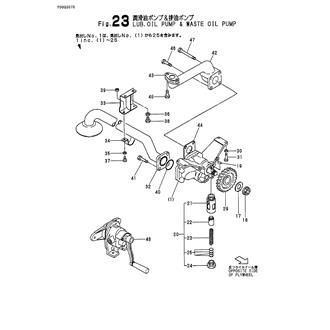 FIG 23. LUB.OIL PUMP & WASTE OIL PUMP