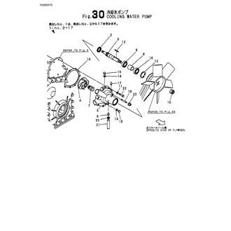 FIG 30. COOLING WATER PUMP