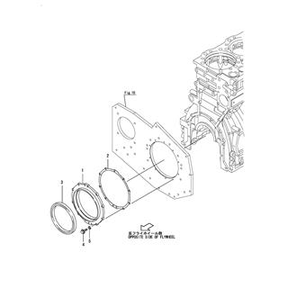 FIG 6. OIL SEAL CASE(OPPOSITE SIDE OF FLYWHEEL)