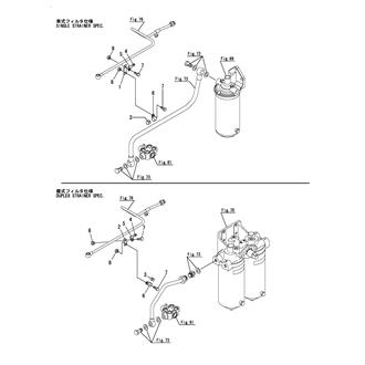 FIG 117. (73A)SUPPORT(FUEL OVERFLOW PIPE)