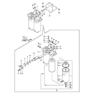 FIG 46. FUEL STRAINER(SELECTOR COCK TYPE)