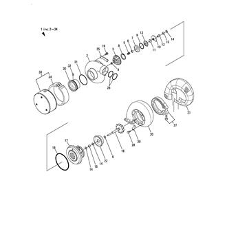 FIG 29. TURBOCHARGER COMPONENT PART